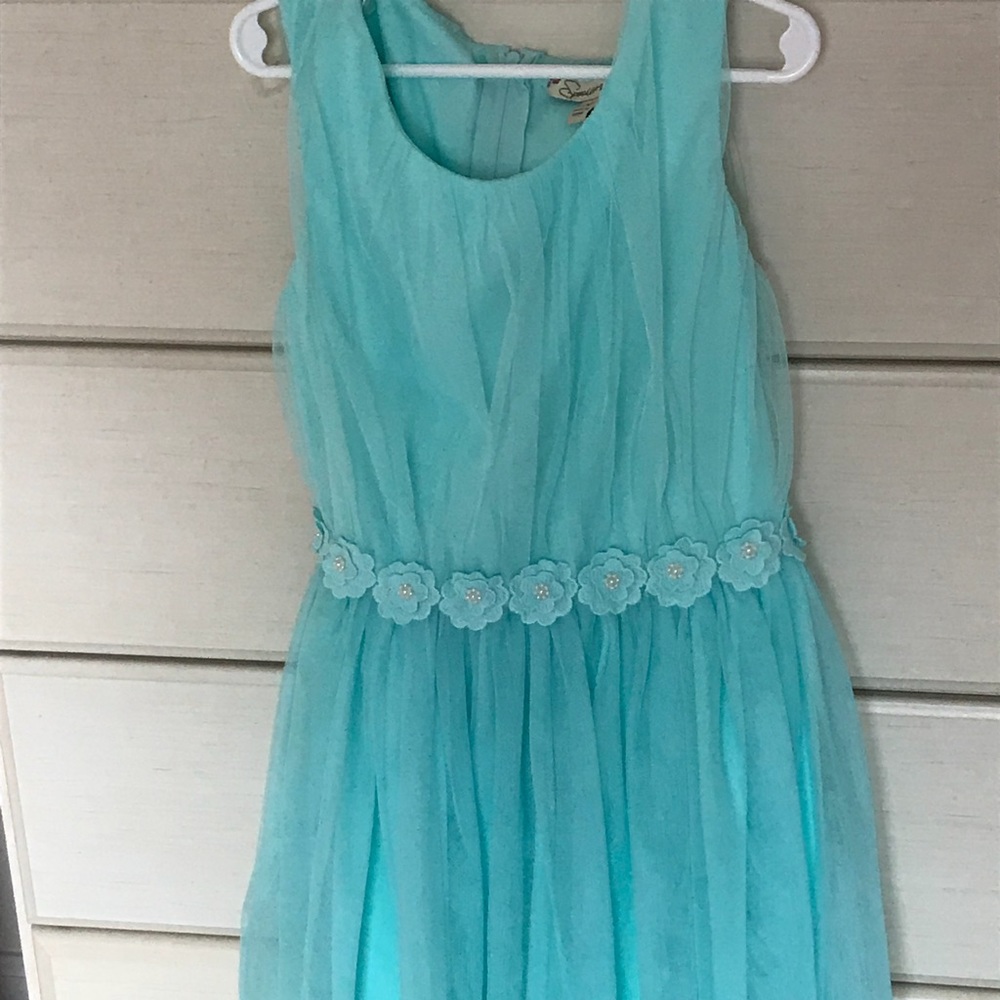 Blue dress